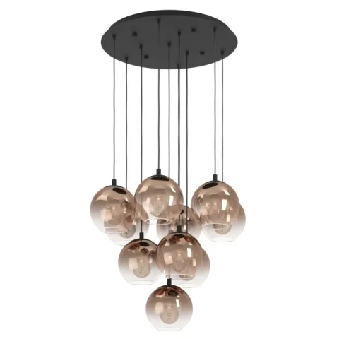 Candeeiro de teto moderno com globos de vidro ARISCANI 1 EGLO 901926