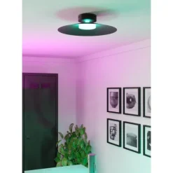 Candeeiro de teto moderno em metal preto mate CONOMAVILLA-Z EGLO 902182