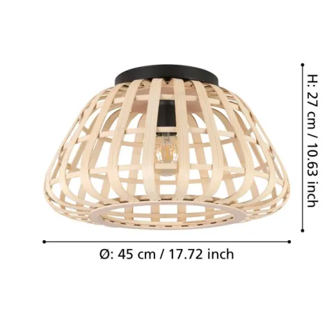 Candeeiro de teto MONTEZUELO EGLO 390149