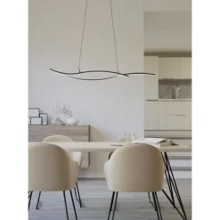 Candeeiro de teto preto e branco GRISOLIA EGLO 901207