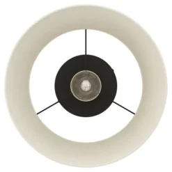 Candeeiro de teto preto e branco em têxtil FEBRES EGLO 901259