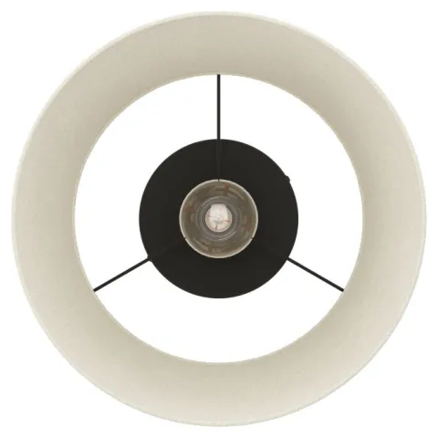 Candeeiro de teto preto e branco em têxtil FEBRES EGLO 901259