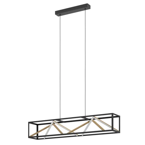Candeeiro de teto preto e dourado PENELA 390417 - Eglo