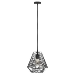 Candeeiro de teto preto em forma de diamante STYPE EGLO 43692