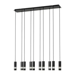 Candeeiro de teto suspenso com 10 luzes LED e efeito bolhas BERNABETA EGLO 39707
