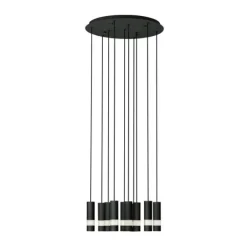 Candeeiro de teto suspenso com 10 luzes LED e efeito bolhas BERNABETA EGLO 39708