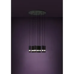 Candeeiro de teto suspenso com 10 luzes LED e efeito bolhas BERNABETA EGLO 39708