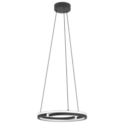 Candeeiro de teto suspenso com anel LED duplo MEZZOMONTE EGLO 901822