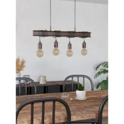 Candeeiro de teto suspenso com 4 lâmpadas TOWNSHEND EGLO 43523