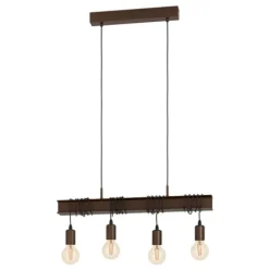 Candeeiro de teto suspenso com 4 lâmpadas TOWNSHEND EGLO 43523