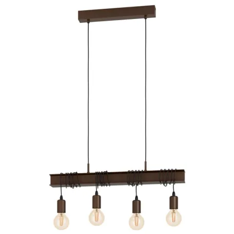 Candeeiro de teto suspenso com 4 lâmpadas TOWNSHEND EGLO 43523
