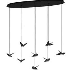 Candeeiro de teto suspenso com pássaros LED PARATEBUENO EGLO 390055