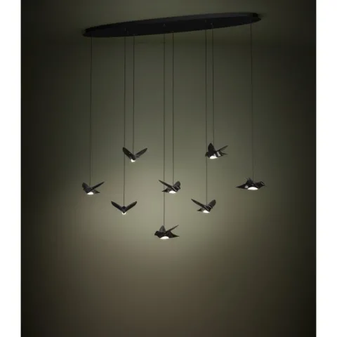 Candeeiro de teto suspenso com pássaros LED PARATEBUENO EGLO 390055