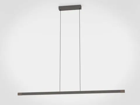 Candeeiro de teto suspenso com LED e madeira LISCIANA EGLO 900175