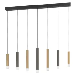Candeeiro de teto suspenso com LED dourado e castanho ESTANTERIOS EGLO 39906