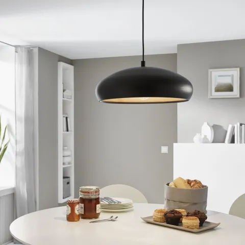 Candeeiro de Teto Suspenso com Aço Branco e Cobre 94605 EGLO 94605