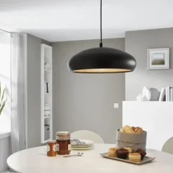 Candeeiro de Teto Suspenso com Aço Branco e Cobre 94605 EGLO 94605