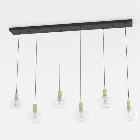 Candeeiro de teto suspenso com bolas de vidro TERQUE EGLO 390281