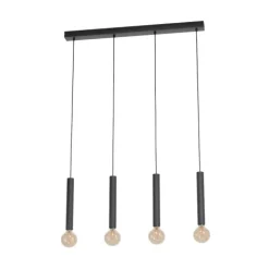 Candeeiro de teto suspenso em metal preto CORTENOVA EGLO 98057