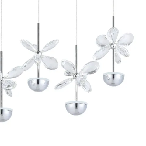 Candeeiro de Teto Suspenso PIANOPOLI EGLO em Aço Inoxidável com LEDs EGLO 93663
