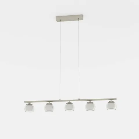 Candeeiro de Teto Suspenso ROMAGNESE LED com 5 Esferas de Vidro EGLO 94319