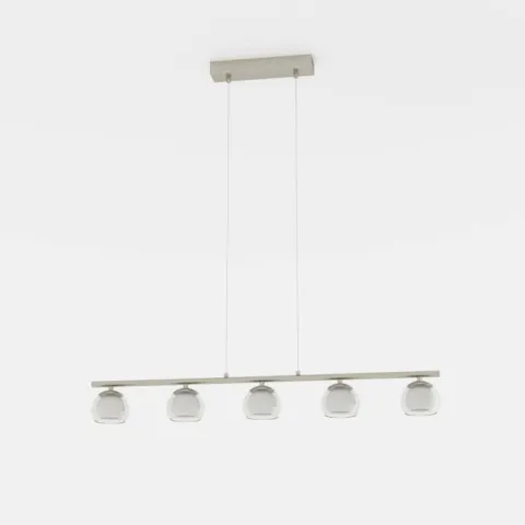 Candeeiro de Teto Suspenso ROMAGNESE LED com 5 Esferas de Vidro EGLO 94319