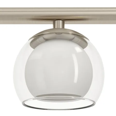 Candeeiro de Teto Suspenso ROMAGNESE LED com 5 Esferas de Vidro EGLO 94319