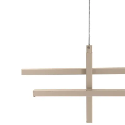 Candeeiro de Teto Suspenso TREPILIANO LED Areia Design Moderno 901887