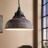 Candeeiro de teto suspenso Vintage Grantham 1 Ø 370mm castanho EGLO 49819