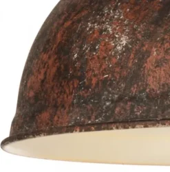 Candeeiro de teto suspenso Vintage Grantham 1 Ø 370mm castanho EGLO 49819