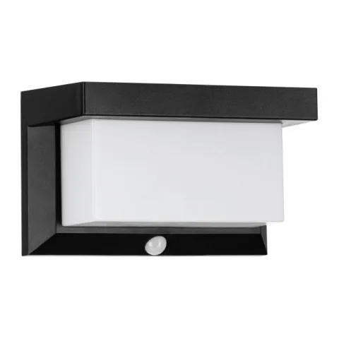 Candeeiro solar de parede preto e branco UTRERA EGLO 48968