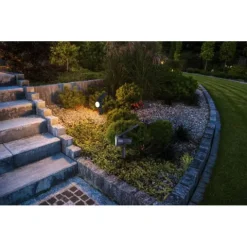 Candeeiro solar espeto RGBW para jardim SAMBUCO EGLO 901069