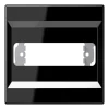 Capa para conetor D-subminiatura preto LS JUNG LS994-1SW