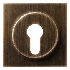 Capa para Interruptor de Chave com Proteção Latão Antik Série LS JUNG ME2928AT