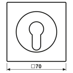 Capa para Interruptor de Chave com Proteção Cromado Brilhante Série LS JUNG GCR2928
