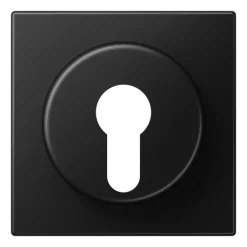 Capa para Interruptor de Chave com Proteção Preto Mate LS JUNG LS928SWM
