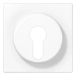Capa para Interruptor de Chave com Proteção Branco LS JUNG LS928WW