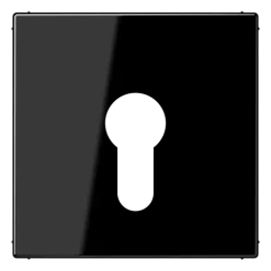 Capa para Interruptor de Chave Preto LS JUNG LS925SW