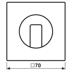 Capa para Interruptores Giratórios Branco Mate LS1941WWM JUNG LS1941WWM