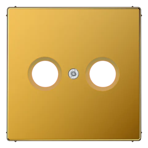 Capa para Tomadas de Antena Banho de Ouro LS JUNG LS990TVGGO