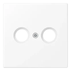 Capa para tomadas de antena branco mate LS JUNG LS990TVWWM