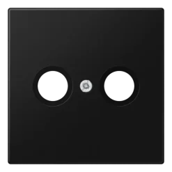 Capa para tomadas de antena preto mate LS JUNG LS990TVSWM