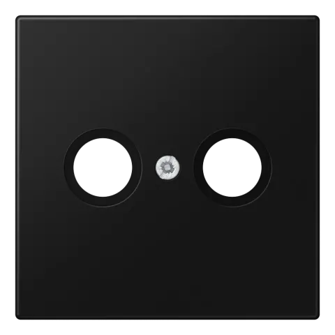 Capa para tomadas de antena preto mate LS JUNG LS990TVSWM