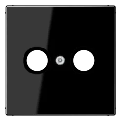 Capa para Tomadas de Antena Série LS Preto JUNG LS990TVSW