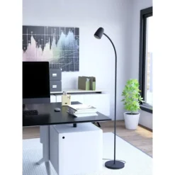 CARLO Candeeiro de Pé LED E14 - Design Esguio e Elegante | EGLO 902172