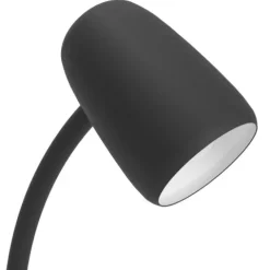CARLO Candeeiro de Pé Preto EGLO - Luz Ajustável 85cm 902171