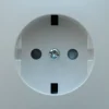 Centro p/Tomada schuko c/obturador Gelo EFAPEL 90632 TGE série logus 90