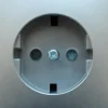 Centro p/Tomada schuko c/obturador Alumina EFAPEL 90632 TAL Série Logus 90