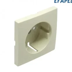 Centro p/Tomada schuko c/obturador Marfim EFAPEL 90632 TMF Série Logus 90