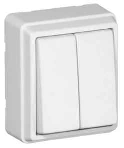 Comutador de Escada Duplo Saliente EFAPEL 37101 CBR, Série 3700